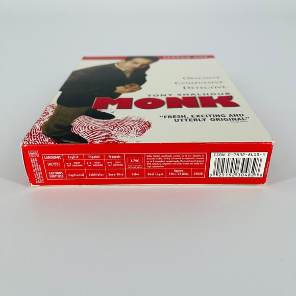 Monk - The Complete First Season (DVD, 2002, 4-Disc Set) - Good Used Condition - Picture 6 of 11